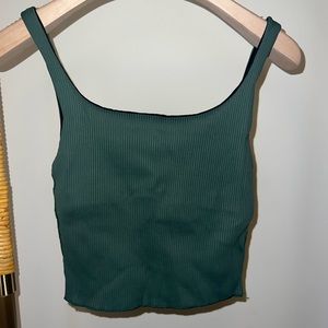 CARBON 38 WORKOUT TOP - FADDED GREEN - IN GREAT CONDITION